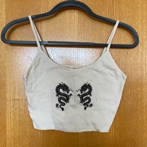 Dragon Tank Top/ Crop Top
